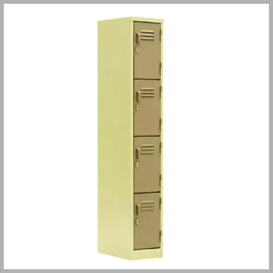 4 Compartment Locker